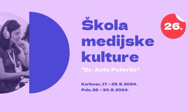 Prijave za Školu medijske kulture “Dr. Ante Peterlić” u Karlovcu i Puli