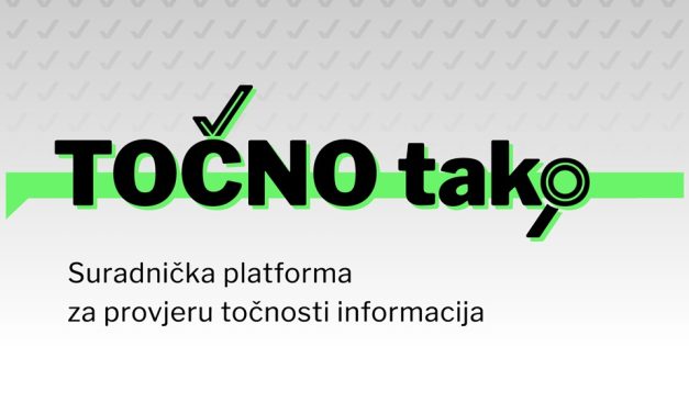 Točno tako: središnja nacionalna platforma za provjeru informacija