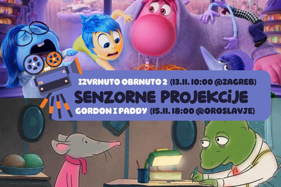 Senzorne projekcije nastavljaju se u Zagrebu, a prvi put stižu i u Oroslavje