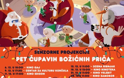 Advent uz besplatne senzorne projekcije: Pet čupavih božićnih priča