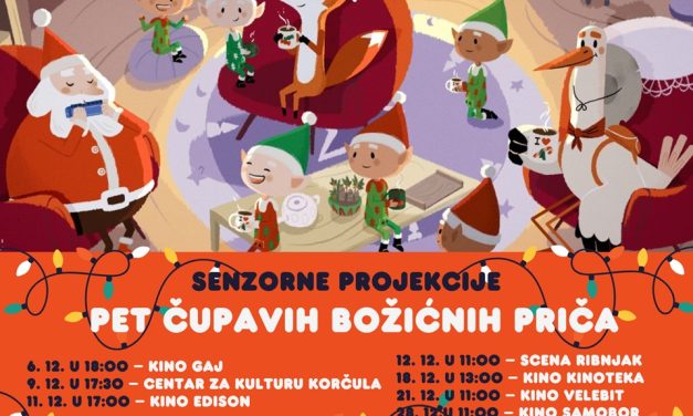 Advent uz besplatne senzorne projekcije: Pet čupavih božićnih priča