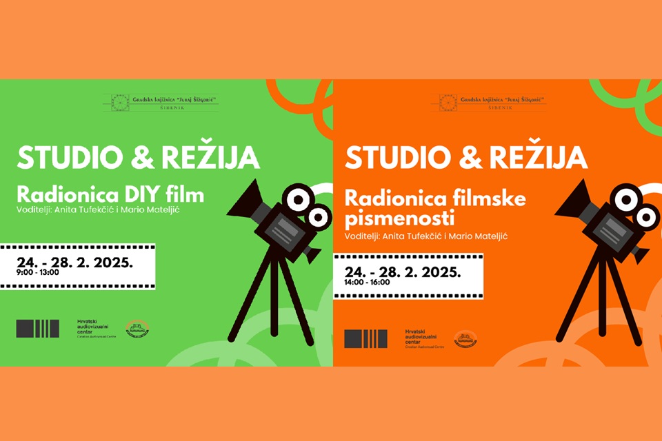 Besplatne filmske radionice za osnovnoškolce u Šibeniku